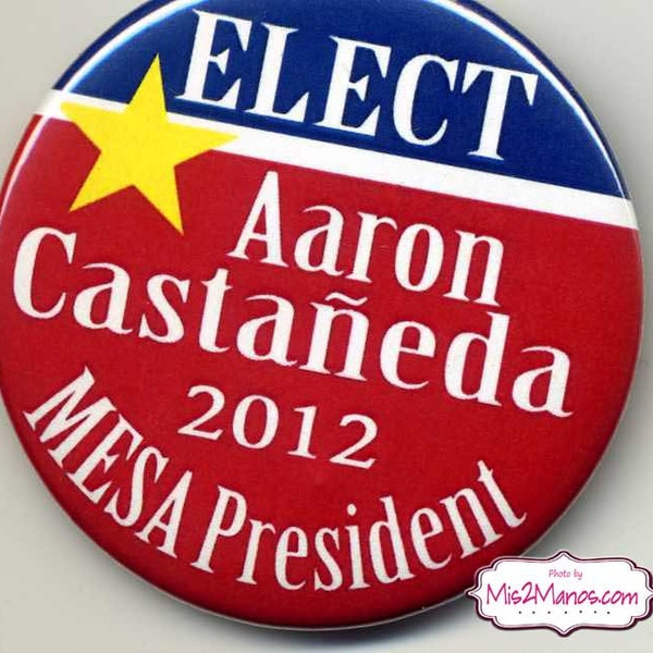 Campaign buttons High School President Buttons Personalized Buttons Custom Buttons Class President