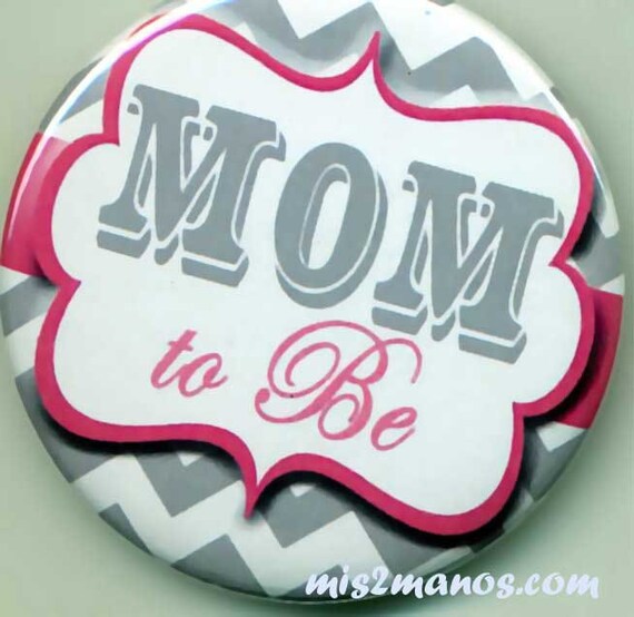 Mom to Be Button Badge Baby Shower Pin Back Button | Etsy