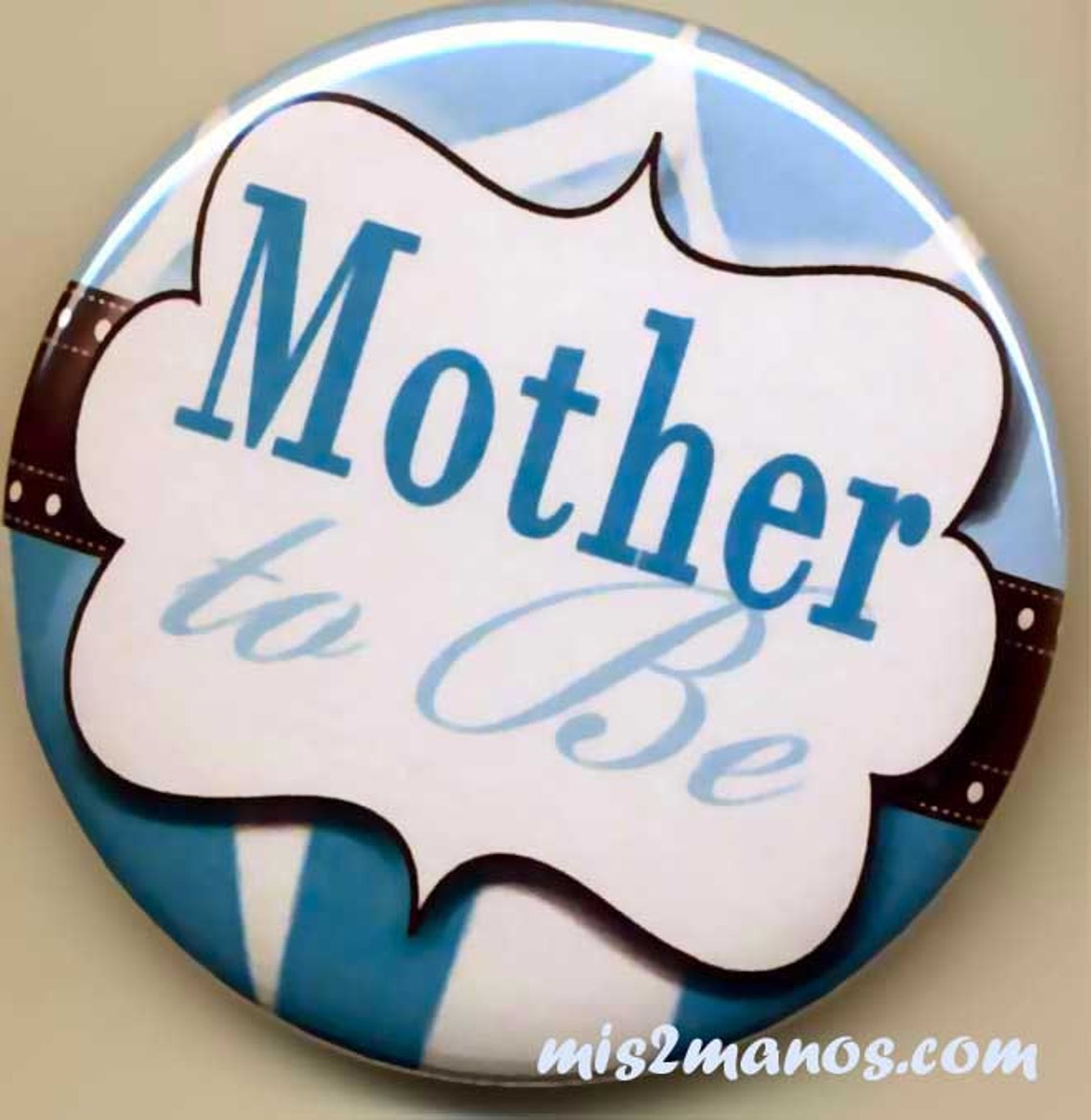 Mom to Be Button Badge Baby Shower Pin Back Button Etsy