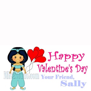 Princess Treat Bag Topper Candy Bag Favors Valentine's Day Printable Print At Home Valentine DIY image 5