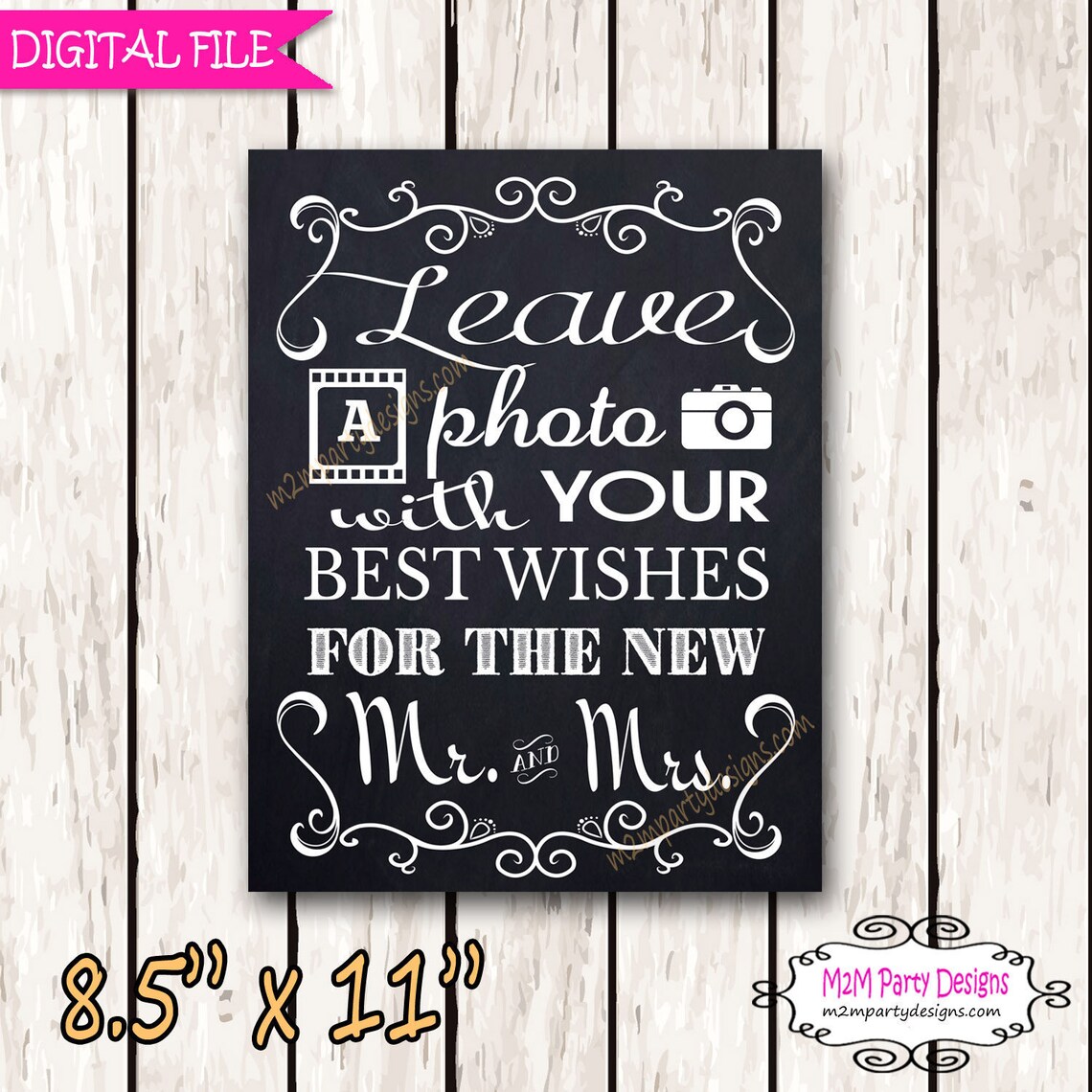 Wedding Guest Book Sign Printable sign Instant Download | Etsy