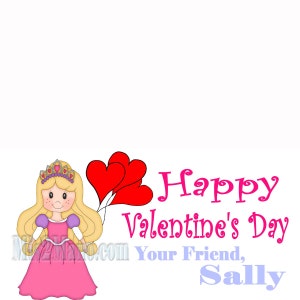 Princess Treat Bag Topper Candy Bag Favors Valentine's Day Printable Print At Home Valentine DIY image 3