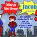 Super Hero Food Tent Printable DIY Set of 4 Blank Superhero Food Cards ...