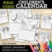 Printable Bible Verse Children's Calendar Bible Quotes - Etsy