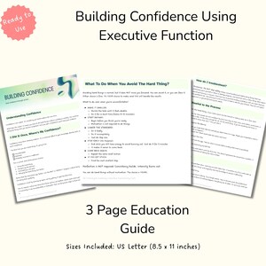 Guida di 3 pagine su come sviluppare la fiducia in se stessi utilizzando le funzioni esecutive