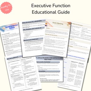 Guida didattica alle funzioni esecutive e oltre 60 strategie