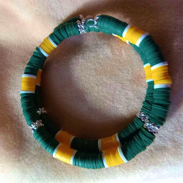 Green Gold Bracelet Etsy