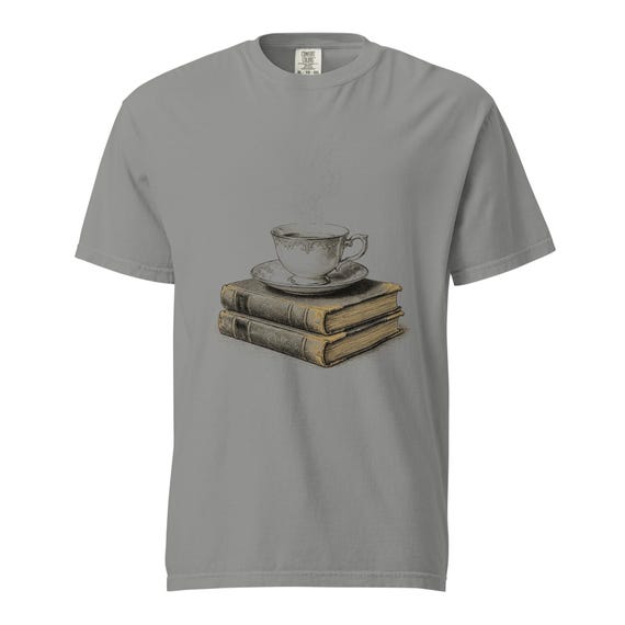 Tea and Books Shirt by AeroBeloved