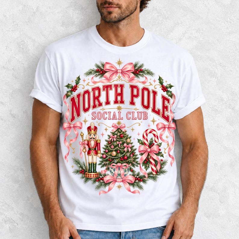 «North Pole Social Club» — whimsical preppy с бантами
