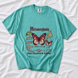 Gothic Metamorphosis Butterfly Comfort Colors Shirt product mockup, image 9