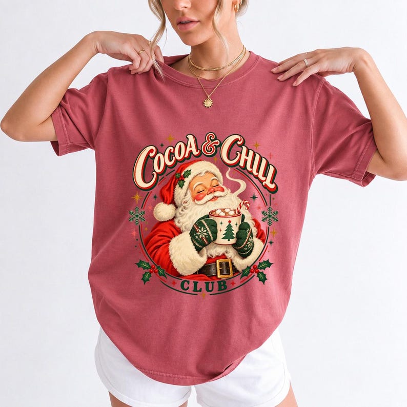 Ретро-Санта «Cocoa & Chill Club»