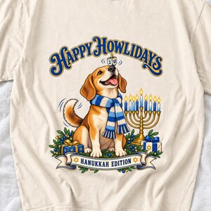 Собака «Happy Howlidays — Hanukkah Edition»