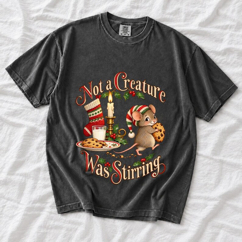 Мышка крадёт печенье Санты «Not a Creature Was Stirring»