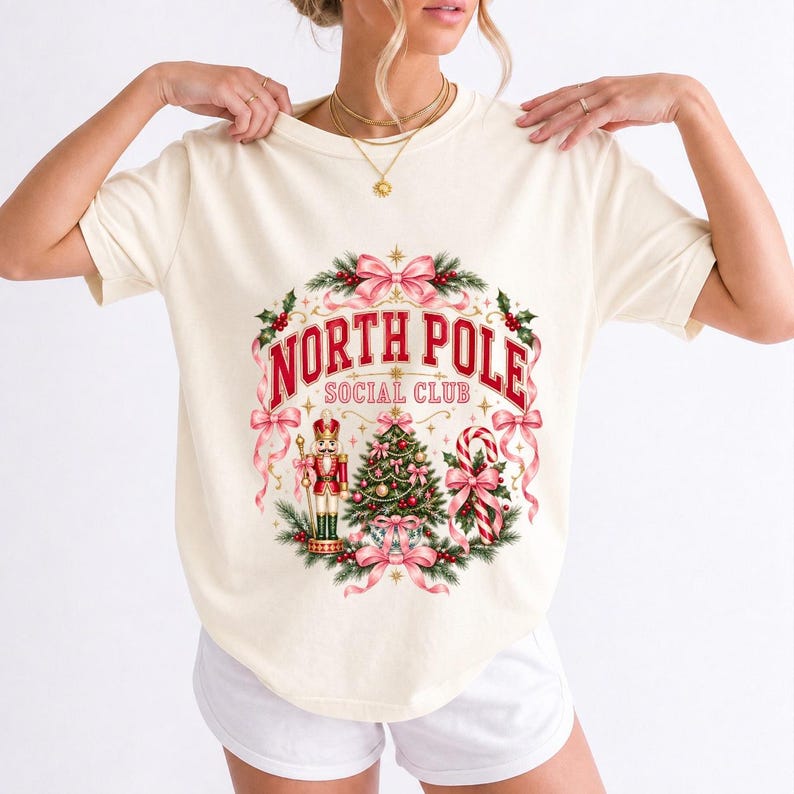 «North Pole Social Club» — whimsical preppy с бантами