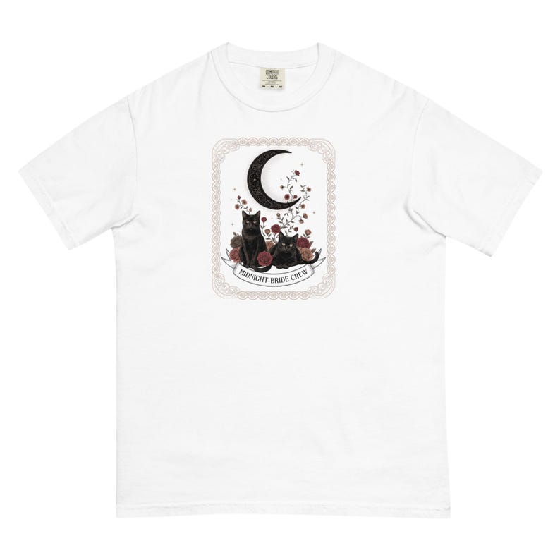 Midnight Bride Crew Black Cat Shirt by AeroBeloved
