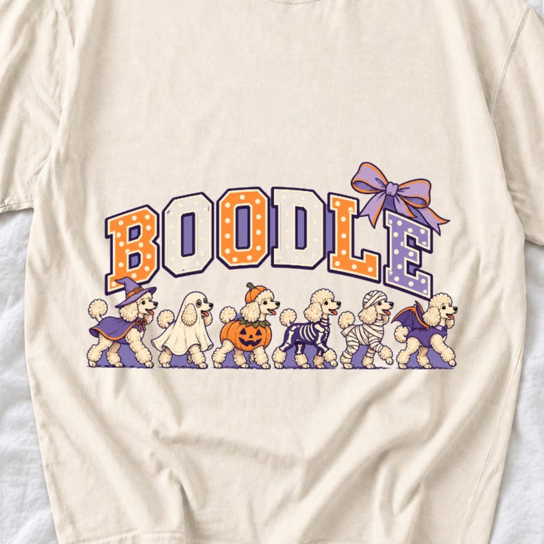 BOODLE Halloween Poodle Shirt by AeroBeloved