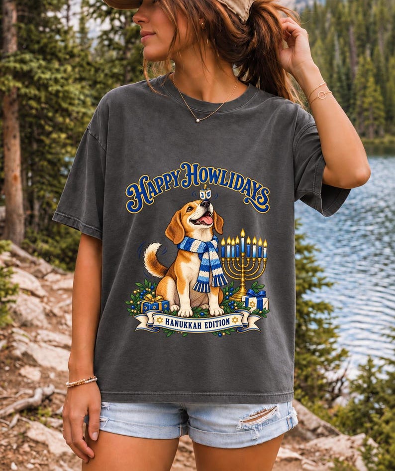 Собака «Happy Howlidays — Hanukkah Edition»