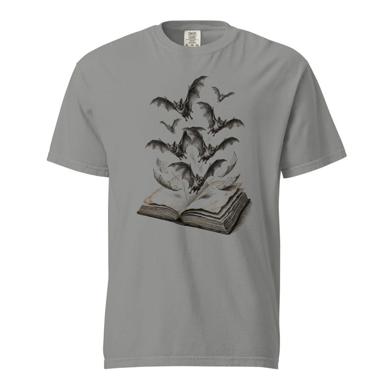 Bats Flying from Book Shirt by AeroBeloved