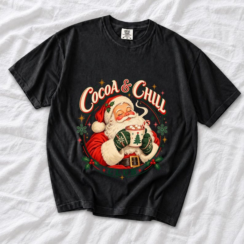 Ретро-Санта «Cocoa & Chill Club»