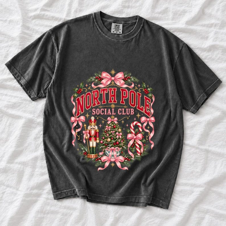 «North Pole Social Club» — whimsical preppy с бантами