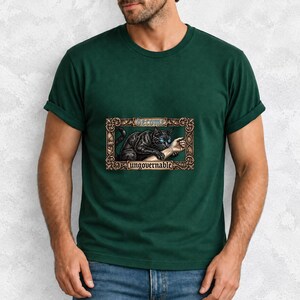 Become Ungovernable Black Cat Ornate Gothic Comfort Colors Shirt product mockup, image 17