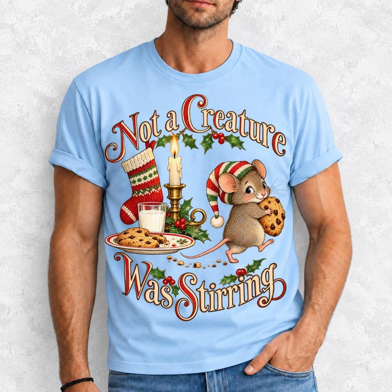 Мышка крадёт печенье Санты «Not a Creature Was Stirring»