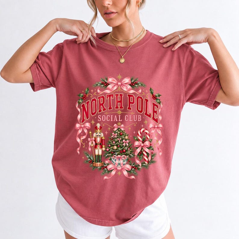 «North Pole Social Club» — whimsical preppy с бантами