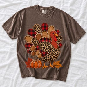 Индейка «рваная аппликация» (faux reverse applique)