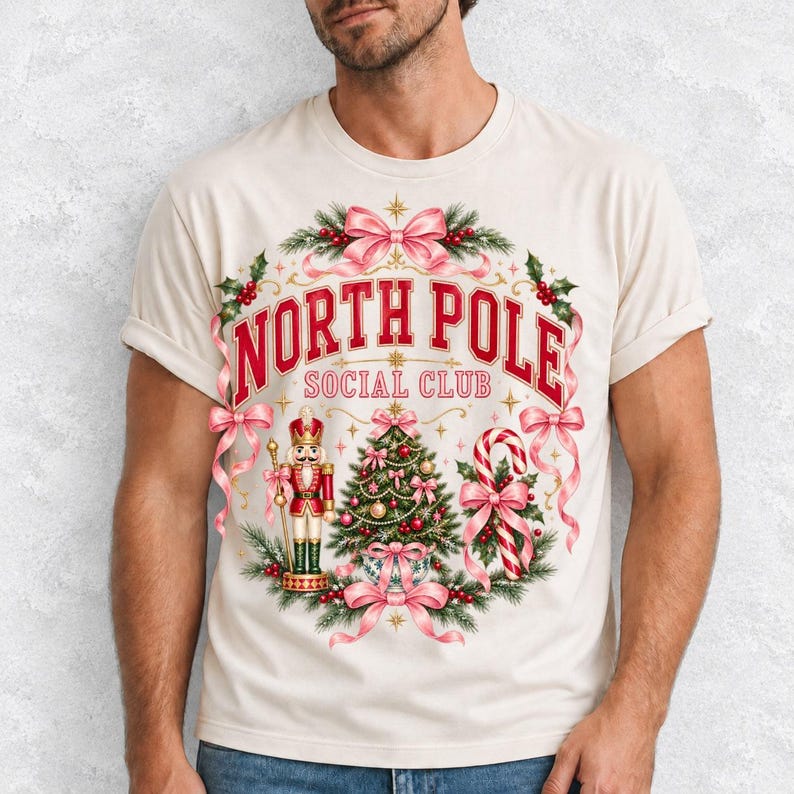 «North Pole Social Club» — whimsical preppy с бантами