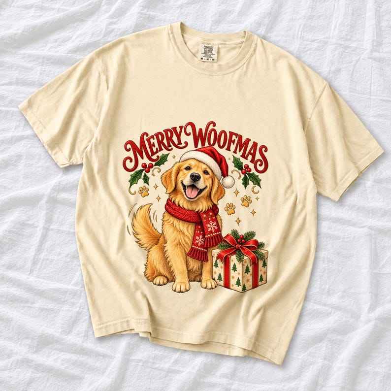 Golden retriever «Merry Woofmas» (старт серии пород)
