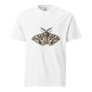 Moth Shirt, Retro Moth Specimen Tee, Comfort Colors Moth T-shirt, Dark Academia Moth Shirt, Entomology Moth Tee Gift image 5