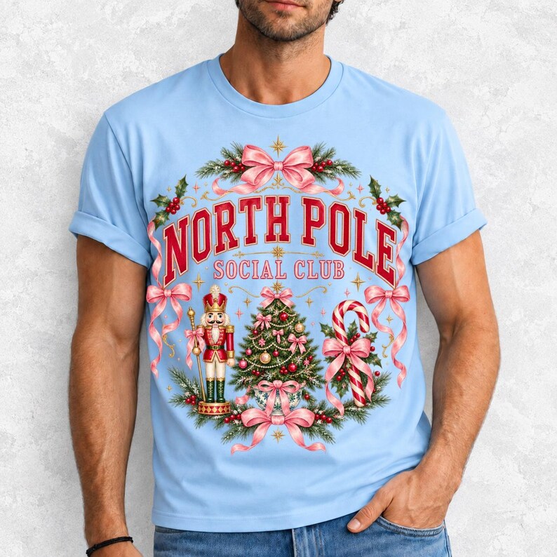 «North Pole Social Club» — whimsical preppy с бантами