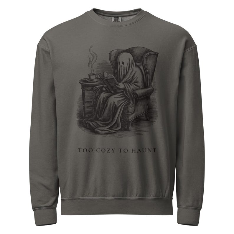 Too Cozy To Haunt Sweatshirt by AeroBeloved