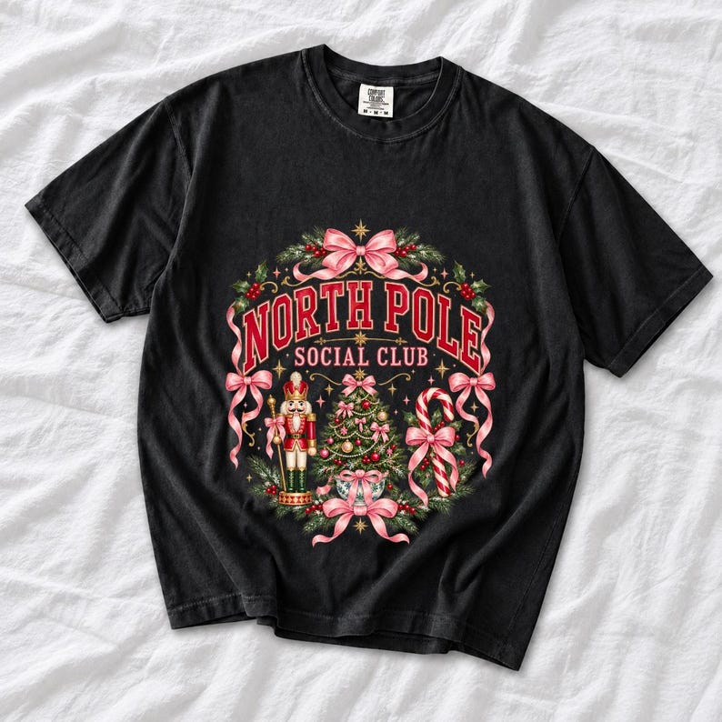 «North Pole Social Club» — whimsical preppy с бантами