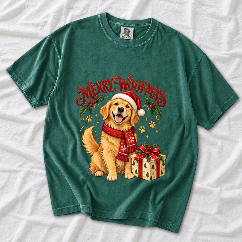 Golden retriever «Merry Woofmas» (старт серии пород)