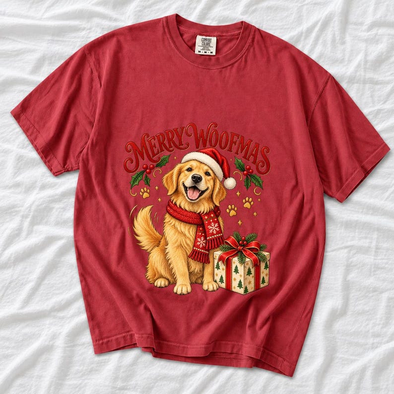 Golden retriever «Merry Woofmas» (старт серии пород)