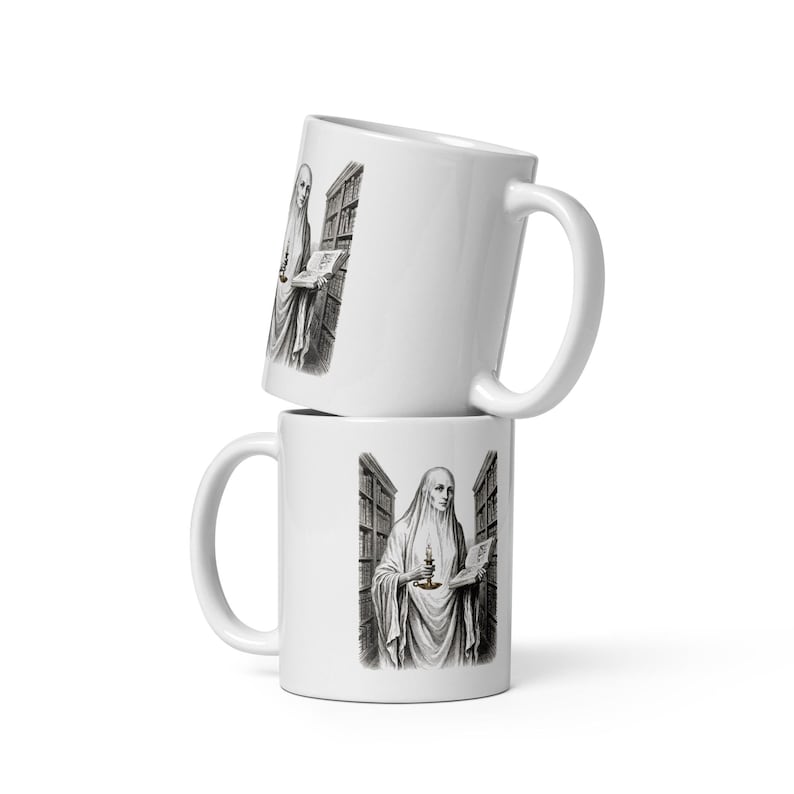 Ghost Librarian Mug by AeroBeloved