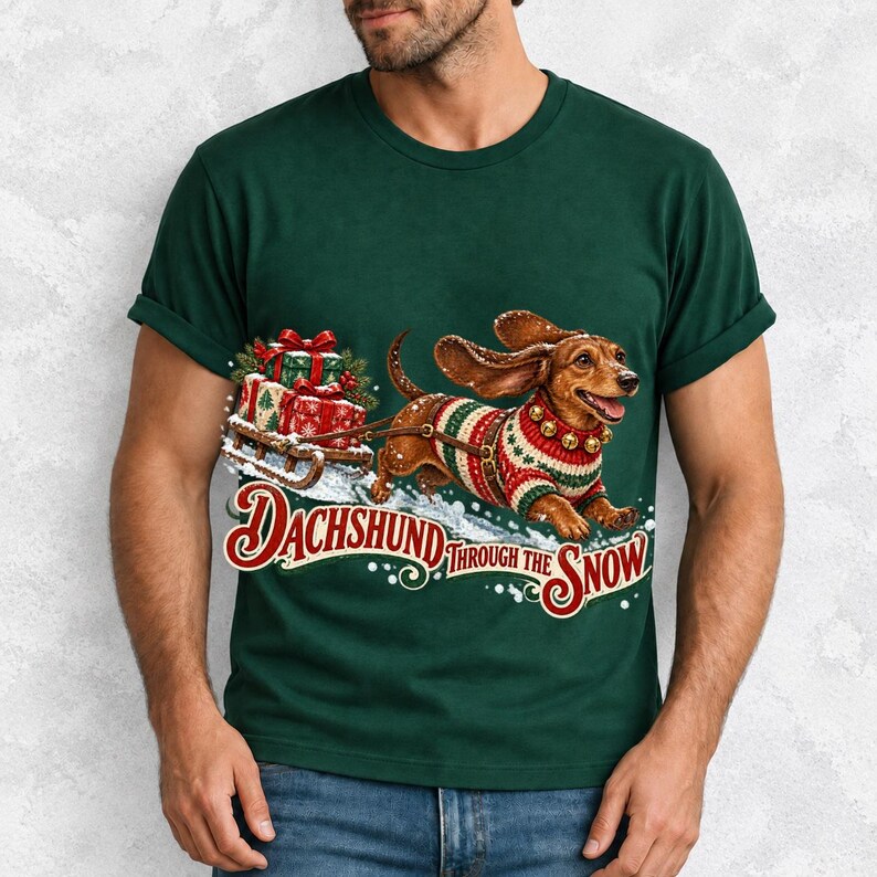 «Dachshund Through the Snow» — такса в санях