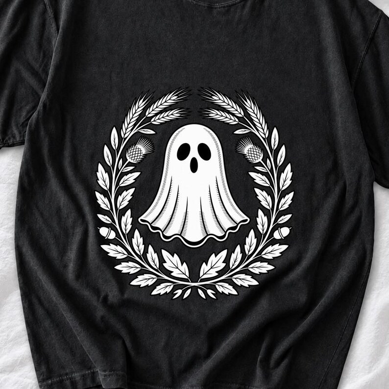 Ghost Wreath Shirt by AeroBeloved