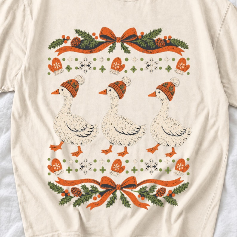 Geese in Beanies Shirt by AeroBeloved