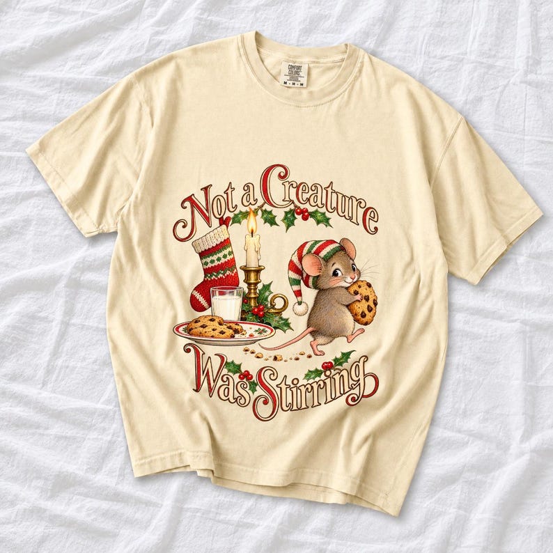 Мышка крадёт печенье Санты «Not a Creature Was Stirring»