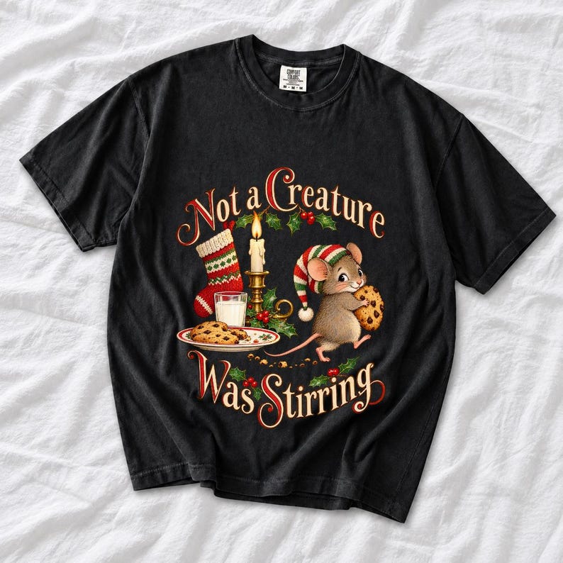 Мышка крадёт печенье Санты «Not a Creature Was Stirring»