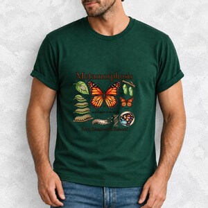 Metamorphosis Monarch Butterfly Comfort Colors Shirt product mockup, image 17