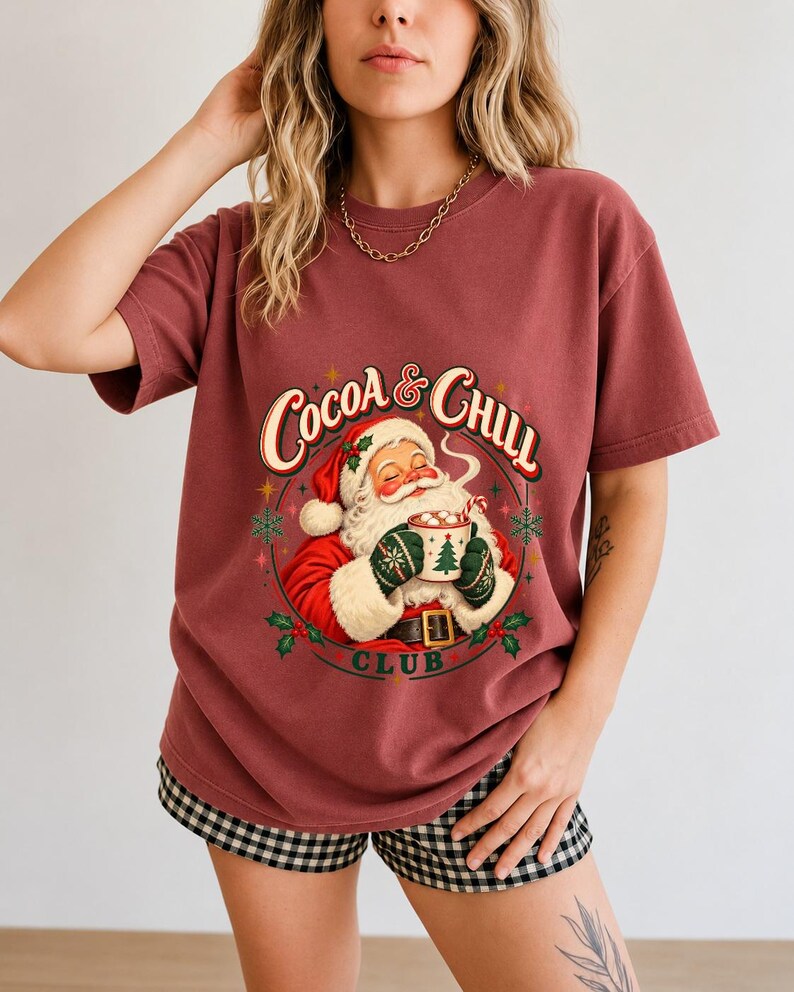 Ретро-Санта «Cocoa & Chill Club»