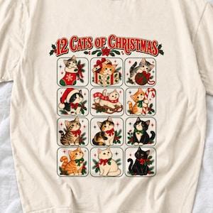 «12 Cats of Christmas» — ретро-сетка котов