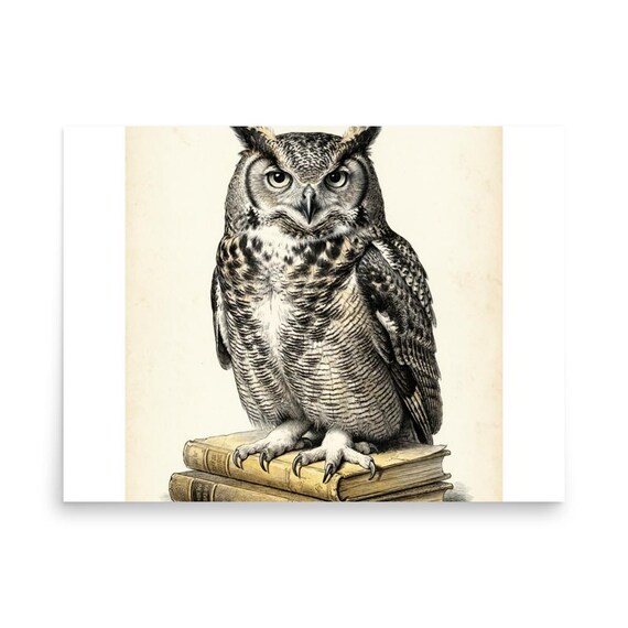 Great Horned Owl Print by AeroBeloved