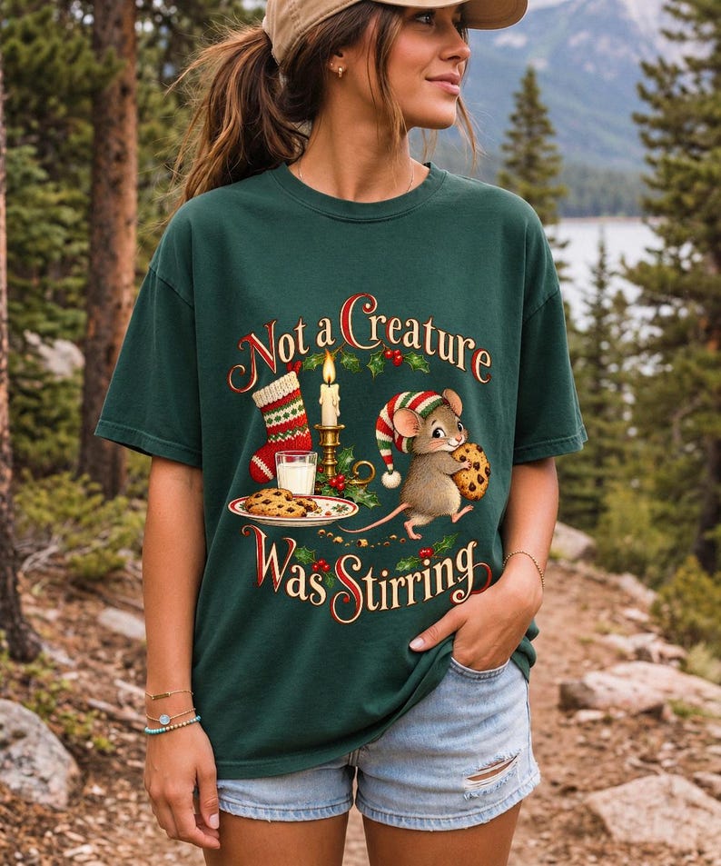 Мышка крадёт печенье Санты «Not a Creature Was Stirring»