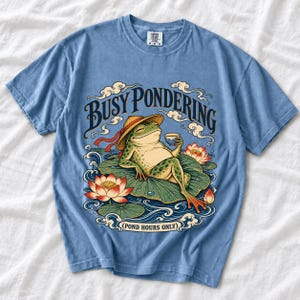 Лягушка «Busy Pondering (Pond Hours Only)»