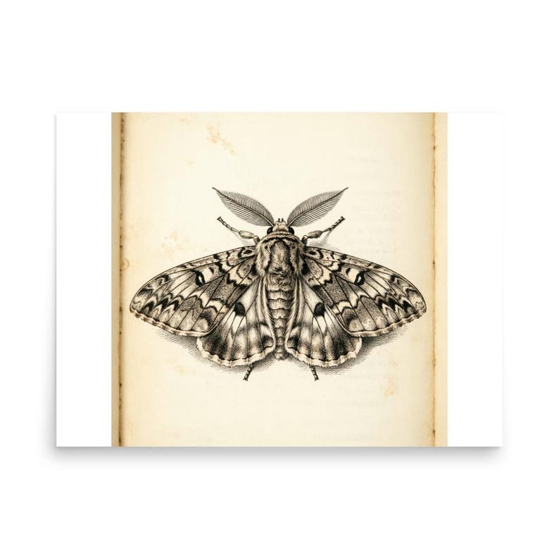 Moth Specimen Poster by AeroBeloved