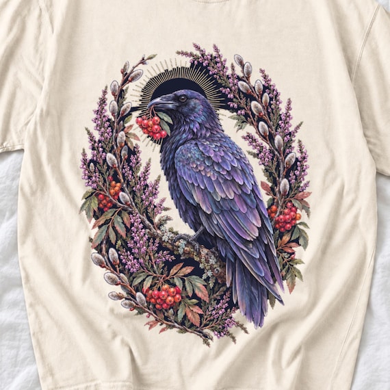 Fall Raven Heather Shirt by AeroBeloved